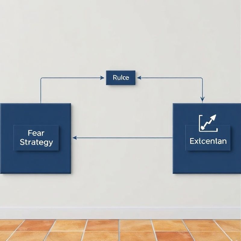 Diagrama del flujo desde las reglas de la estrategia hasta la ejecución automática